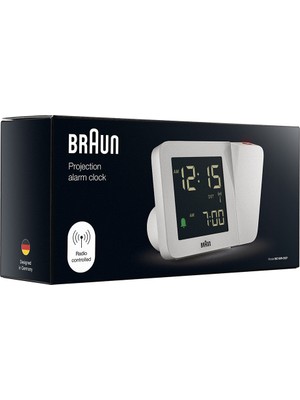 Braun BC15W-DCF Dijital Projeksiyon Alarmlı Masa Saati