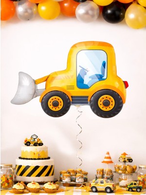 Parti Adresi Kepçe Folyo Balon – Inşaat & Iş Makinesi Doğum Günü Konsepti parti Balonu 73 cm
