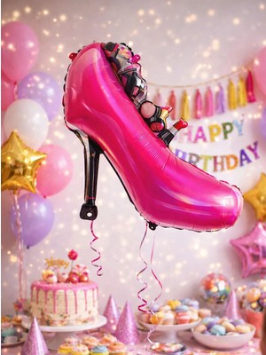 Parti Adresi Stiletto Topuklu Ayakkabı Folyo Balon – Bekarlığa Veda & Doğum Günü 84 cm