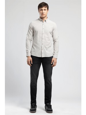 Lee Cooper Jack Erkek Slim Jean Pantolon Siyah