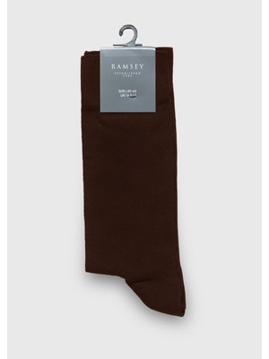Ramsey Kahverengi %80 Pamuk ,%20 Polyamid  Çorap