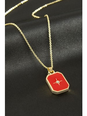 Zero Land Xmpdby Yıldız Mineli Kolye - Gümüş Rengi