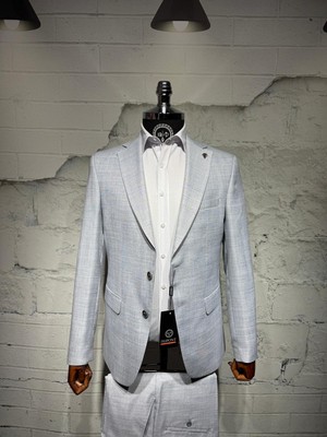 Dupont Slim Fit Yarım Astar 2’li Takım – Şık ve Modern Erkek Takım Elbise