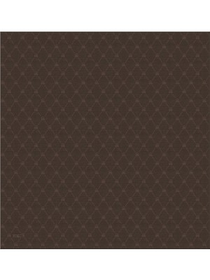 Bursa İpek Acı Kahve Monogram Desen Ipek Pamuk Eşarp