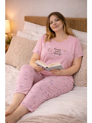 Nisanca Kadın Büyük Beden Rahat Pijama Takımı – Yumuşak Dokulu, Konforlu Ev Giyimi