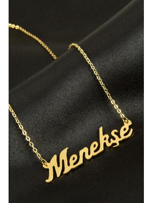 Renklime Menekşe Isimli Kolye (Kişiye Özel)