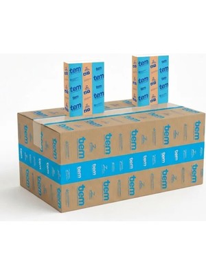 Tem Z Kat Dispenser Havlu 200 Yaprak 12 Paket  – Endüstriyel Kağıt Havlu, Yüksek Emicilik