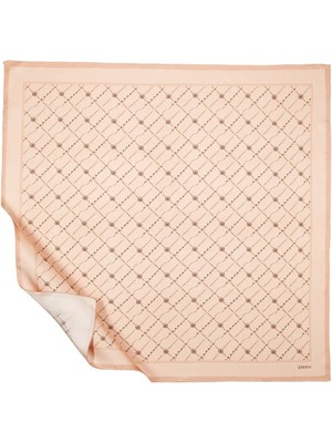 İpekevi Ipekevi Twill Ipek Eşarp - Monogram - Gold