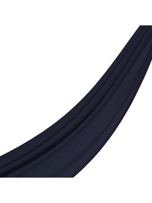 Armine Ipekevi Monogram Şal - Gökgülü Desenli - Lacivert