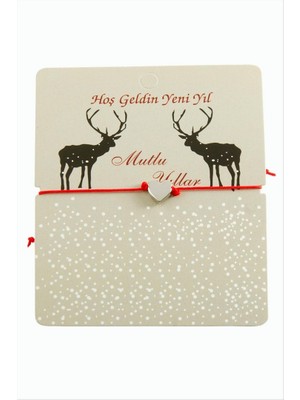 Zero Land Xmpdby Kalp Yılbaşı Bilekliği - Kırmızı