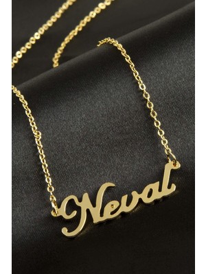 Renklime Neval Isimli Kolye (Kişiye Özel)