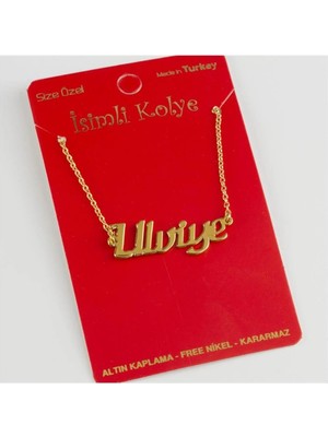 Renklime Ulviye Isimli Kolye (Kişiye Özel)