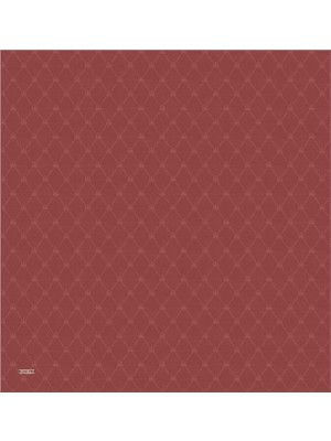 Bursa İpek Bordo Monogram Desen Ipek Pamuk Eşarp