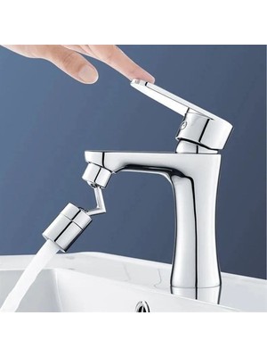 Cekar Store 720 Derece Dönebilen Hareketli Su Tasarruflu Musluk Başlığı (5324)