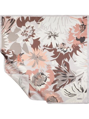 İpekevi Ipekevi Twill Ipek Eşarp - Nihavent Desenli - Lila