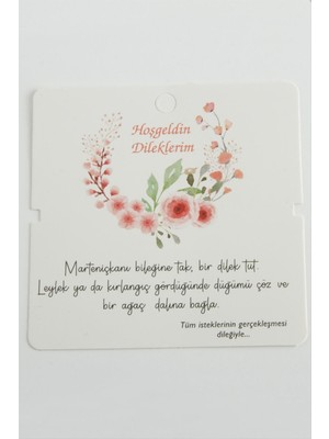 Renklime Marteniçka Bileklik Kartı