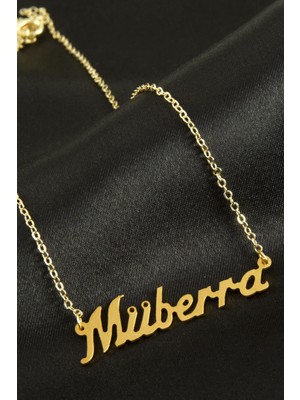 Renklime Müberra Isimli Kolye (Kişiye Özel)