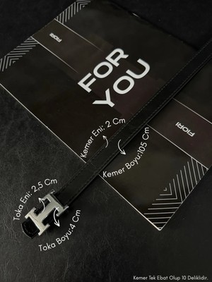 Fiori 2 cm H Tokalı Kadın Pantolon Kemeri, Ceket Kemeri, Gömlek Kemeri, Elbise Kemeri