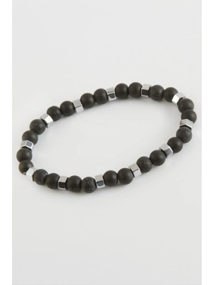 Renklime Hematit & Mat Onix Doğaltaş Bileklik