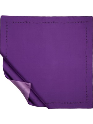 İpekevi Ipekevi Twill Ipek Eşarp - Signature - Asil Mor