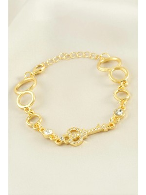 Renklime Anahtar Taşlı Bileklik