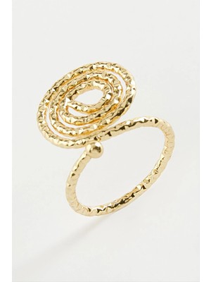 Renklime Çiçek  Metal Yüzük