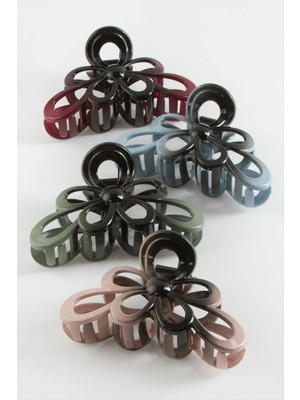Renklime Çiçek Renkli Mandal Toka 12 cm