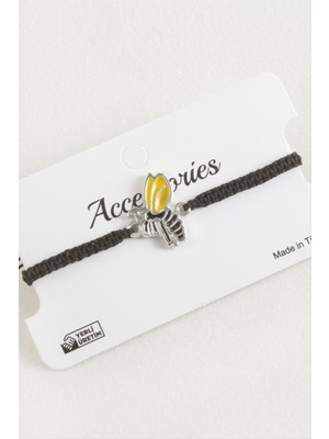 Renklime Arı Makrome Örgülü Bileklik