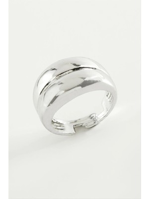 Renklime Çift Sıra Metal Yüzük