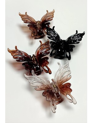 Renklime Kelebek Mandal Toka 10 cm