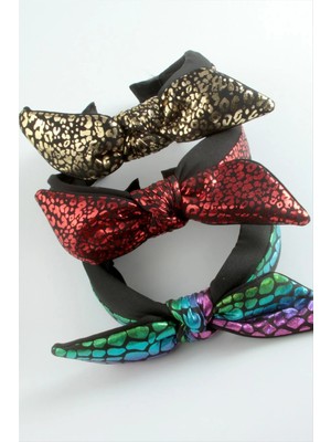 Renklime Deri Kedi Kulağı Taç