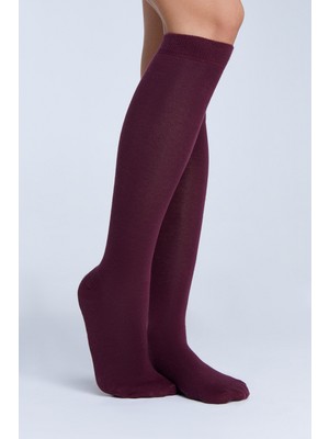 Albero Natur Gots Sertifikalı Unisex Organik Pamuk Unisex Dizaltı Çorap