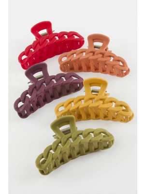 Renklime Zincir Şekilli Renkli Mandal Toka 10 cm