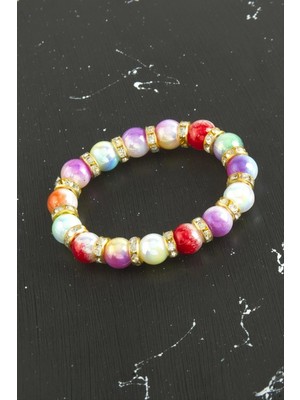 Renklime Renkli Boncuklu Çocuk Bileklik