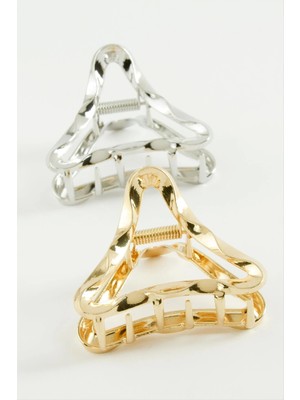 Renklime Oval Burgulu Metal Mandal Toka 6 cm