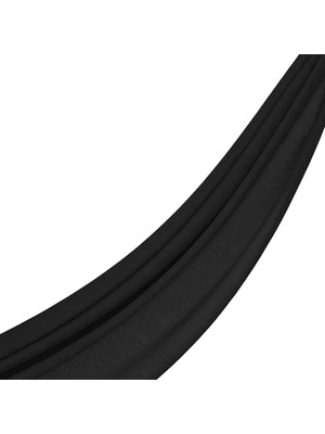 Armine Ipekevi Monogram Şal - Gökgülü Desenli - Siyah