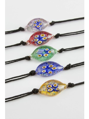 Renklime Nazar Murano Cam Bileklik