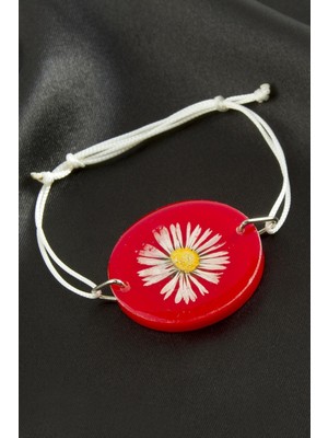 Renklime Papatya Epoksi Bileklik