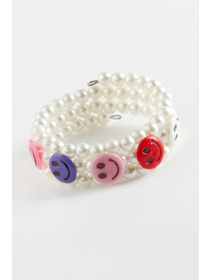 Renklime Inci Boncuklu Çocuk Bileklik