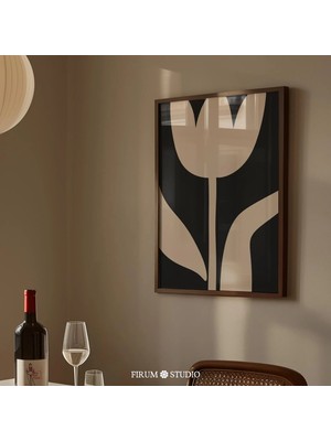 Ninastore Hüzünlü Çiçek Deseni: Orta Çağ Moderni/koyu Botanik Sanatı (Indirilebilir)