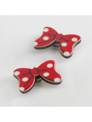 Renklime Fiyong Mıknatıslı Plastik Çocuk Küpesi