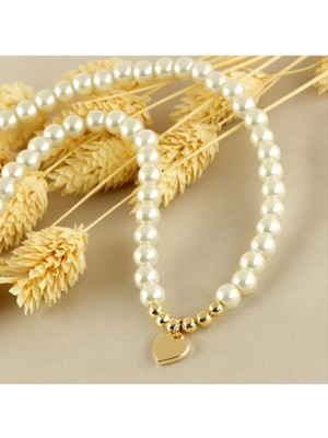 Renklime Karışık Figürlü Trend Inci Kolye