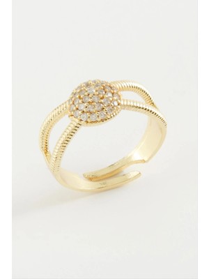 Renklime Yuvarlak Taşlı Yüzük