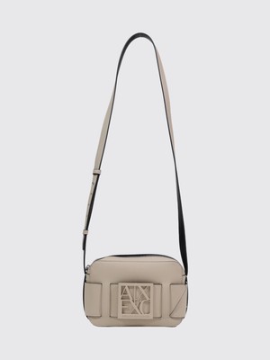 Armani Exchange Kadın Marka Logolu Ayarlanabilir Omuz Askılı Bej Omuz Çantası 942699 0A874-U6223
