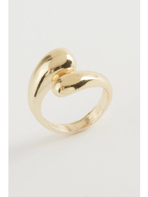 Renklime Su Damlası Metal Yüzük