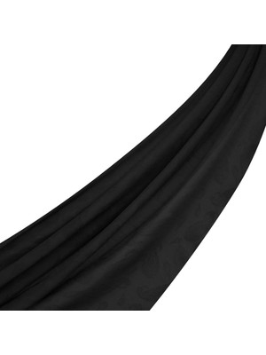 Armine Ipekevi Monogram Şal - Paisley Desenli - Siyah