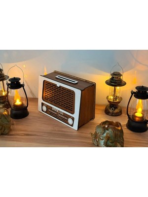 MYK Hediye ve Sanat Atölyesi Nostalji Radyo Görünümlü Kumbara