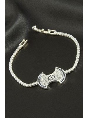 Renklime Fiyong Zirkon Taşlı Çocuk Bileklik 16 cm