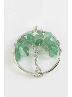 Renklime Yeşim Kalp Doğaltaş Kolye Ucu