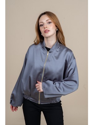 MissVina Oversize Bomber Ceket 8634